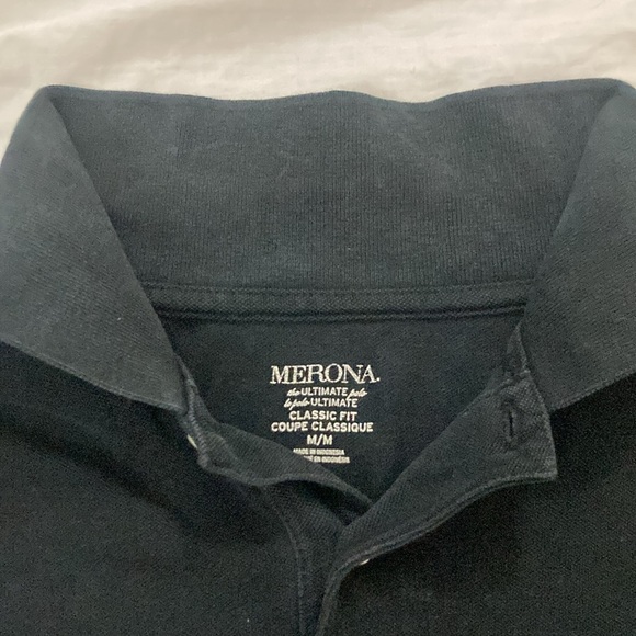 Men’s Merona Medium Black Polo Shirt. - Picture 2 of 4